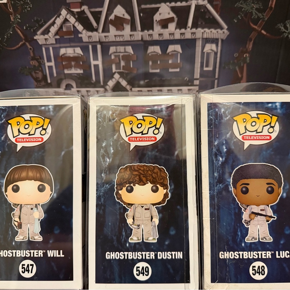 Funko Pop Stranger Things Ghostbuster Figures Set - image 3